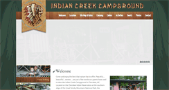 Desktop Screenshot of indiancreekcampground.com